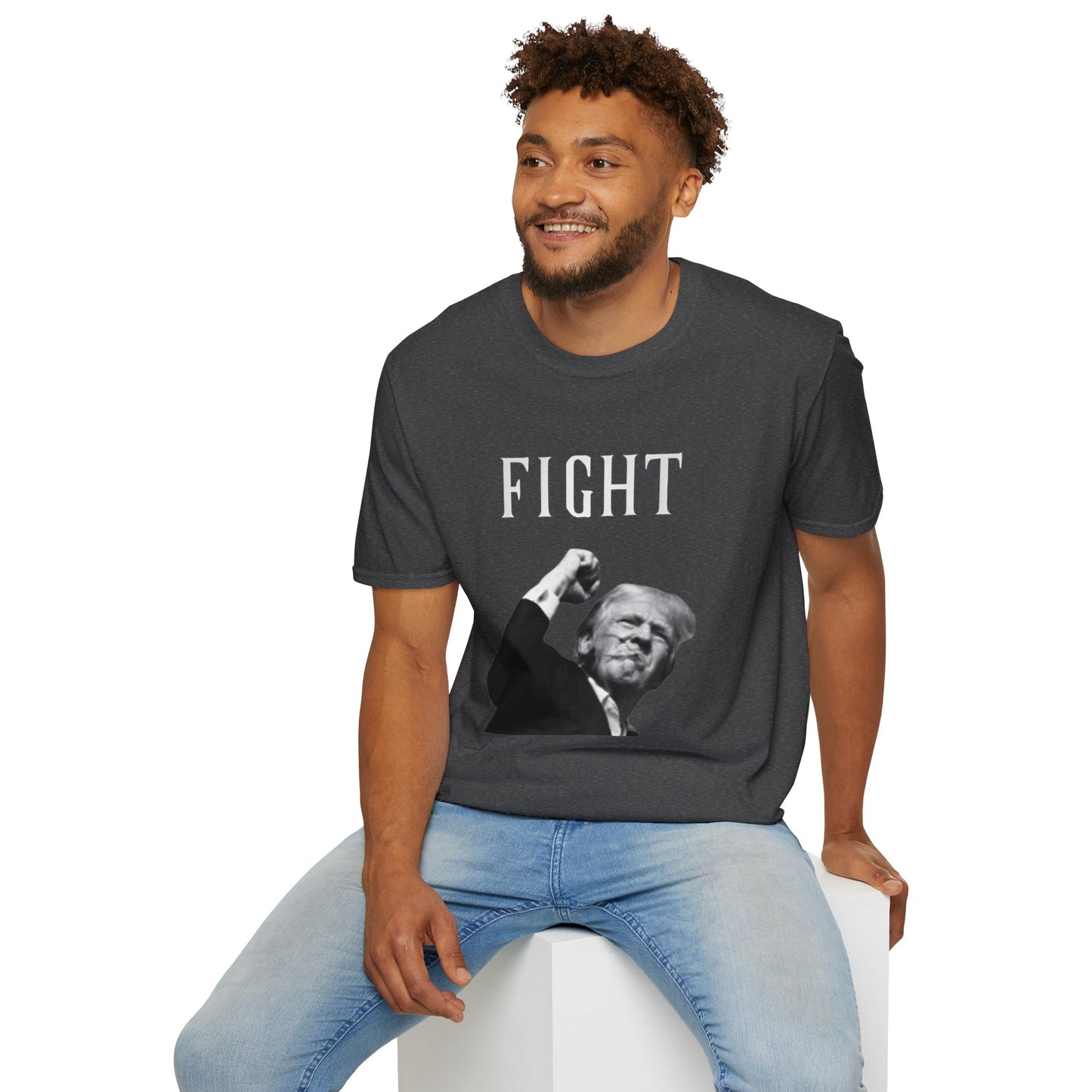 Softstyle T-Shirt - “FIGHT”