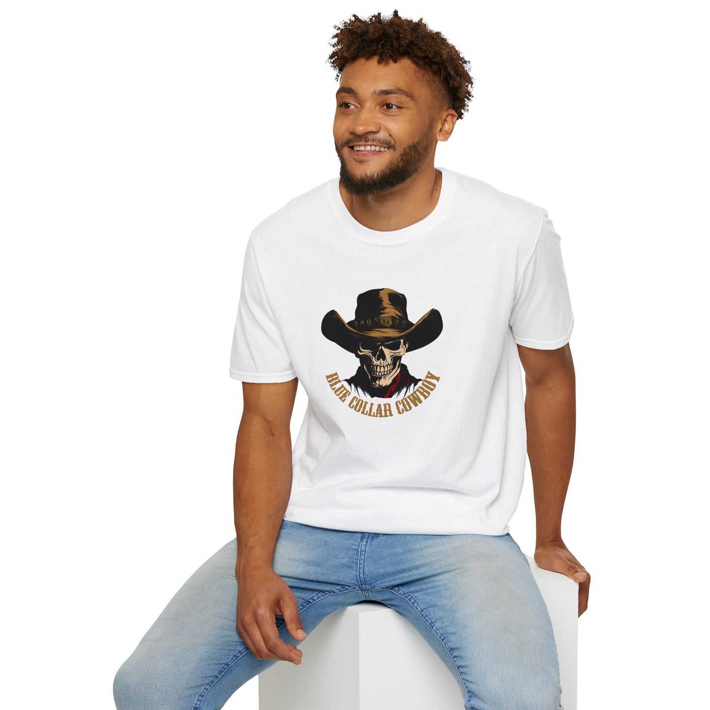 Softstyle T-Shirt - Blue Collar Cowboy