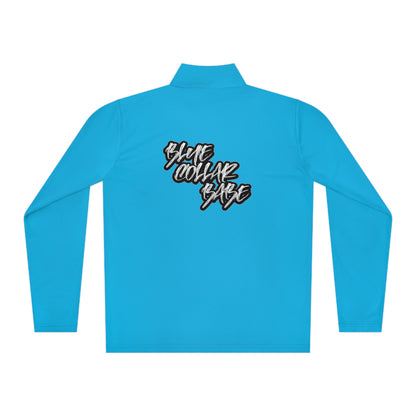 Quarter-Zip Pullover - Blue Collar Babe