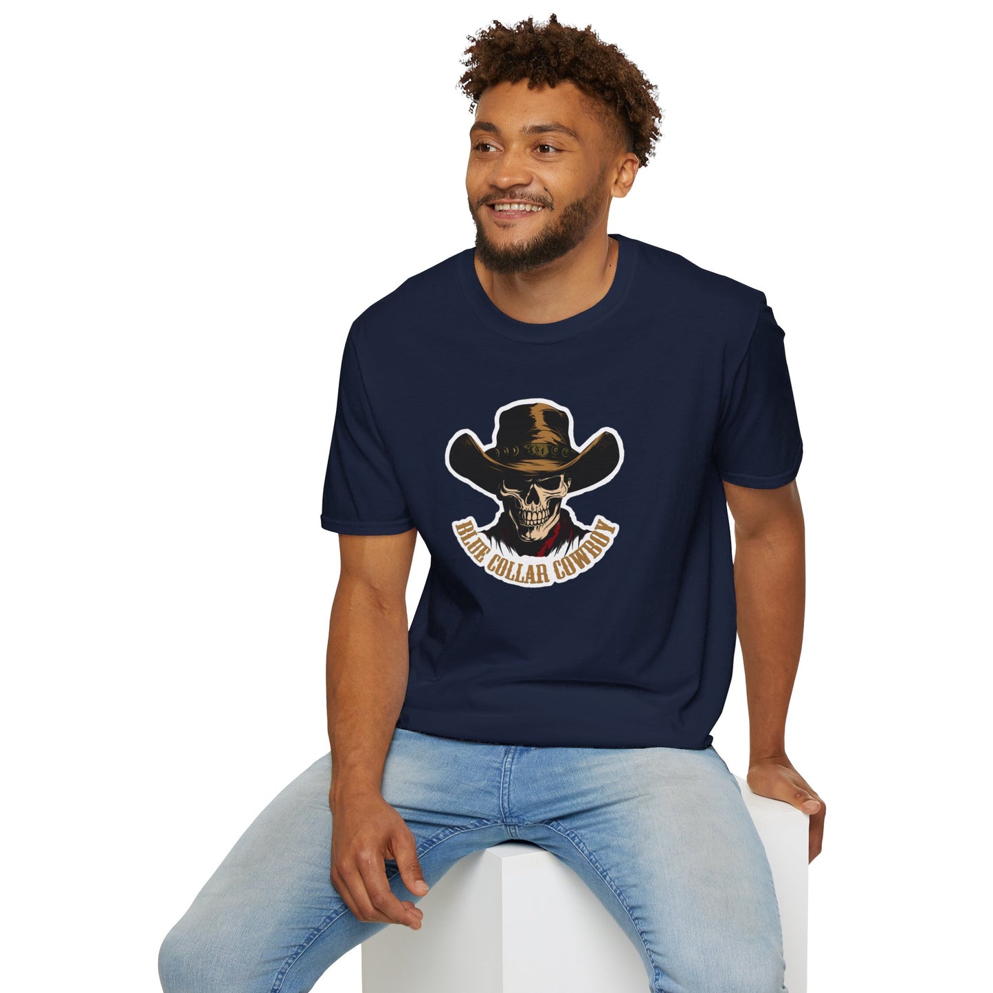 Softstyle T-Shirt - Blue Collar Cowboy