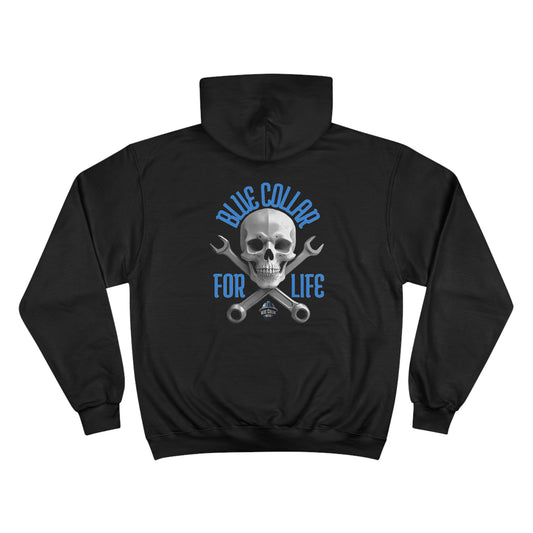 Champion Hoodie - Blue Collar For Life