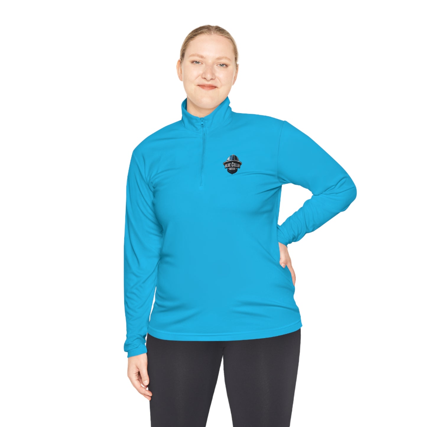 Quarter-Zip Pullover - Blue Collar Babe