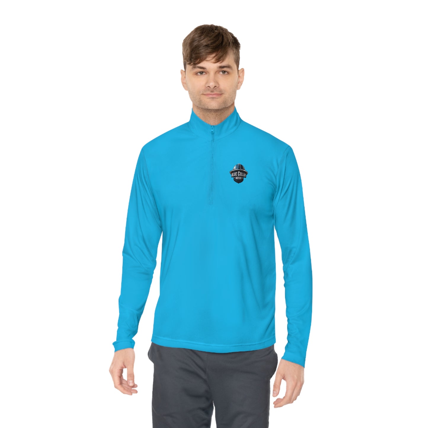 Quarter-Zip Pullover - Blue Collar Babe